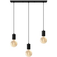 Gebraucht] Calex Retro Pendelleuchte Hängeleuchte Hängelampe Leuchte Eckig 3 Flg. Schwarz B-Ware von Calex