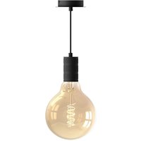 Gebraucht] Calex Retro Pendelleuchte Hängeleuchte Hängelampe Leuchte Lampe 1 Flg Schwarz B-Ware von Calex