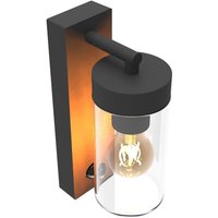 [NEUWERTIG] Calex Wandleuchte Lampe Außenleuchte Schwarz Transparent Bewegungssensor Leuchte B-Ware von Calex