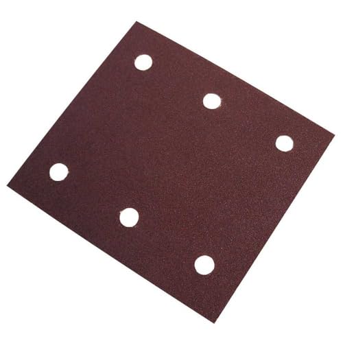 NUEVO 2024 - Caja de 50 hojas de 93x185 mm rectangulares de papel abrasivo A/O autoadherente (grano 120) von Calflex