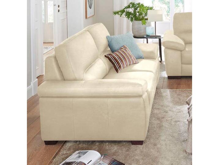 3-Sitzer CALIA ITALIA Gaia, Sofa im edlen Design und mit erstklassigem Sitzkomfort , beige (nata), B:210cm H:92cm T:97cm, Luxus-Microfaser Ginevra (100% Polyester), Sofas, aus pflegeleichtem Luxus-Microfaser Ginevra Hydro Care von Calia-Italia