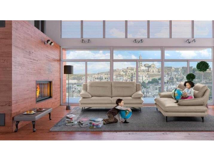 CALIA ITALIA 2,5-Sitzer Cezanne, italienisches Design trifft erstklassigen Sitzkomfort, Leder, Edles Designsofa in besonders langlebigen & pflegeleichten Lederarten, beige CALIA ITALIA 2,5-Sitzer Cezanne, italienisches Design trifft erstklassigen Sitzkomfort, Leder, Edles Designsofa in besonders langlebigen & pflegeleichten Lederarten, beige von Calia-Italia