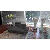 CALIA ITALIA 3,5-Sitzer "Toby Wing, italienisches Designsofa mit erstklassigem Sitzkomfort", inklusive Sitztiefenverstellung, Füße in Chrom glänzend von Calia Italia