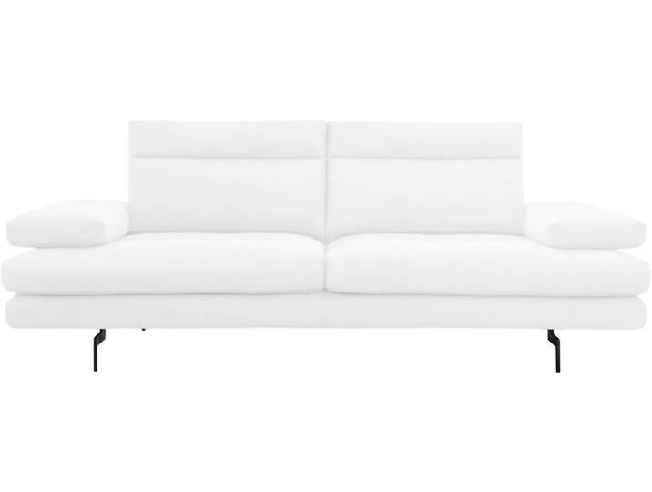CALIA ITALIA 3,5-Sitzer Toby Wing, italienisches Designsofa, super bequem, Megasofa, inkl. Sitztiefenverstellung und Armteilfunktion, Füße in Schwarz matt von Calia-Italia