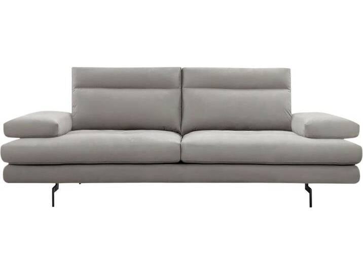 CALIA ITALIA 3,5-Sitzer Toby Wing, italienisches Designsofa, super bequem, Megasofa, inkl. Sitztiefenverstellung und Armteilfunktion, Füße in Schwarz matt von Calia-Italia