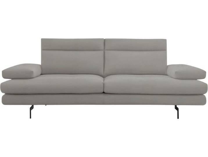 CALIA ITALIA 3,5-Sitzer Toby Wing, italienisches Designsofa, super bequem, Megasofa, inkl. Sitztiefenverstellung und Armteilfunktion, Füße in Schwarz matt von Calia-Italia