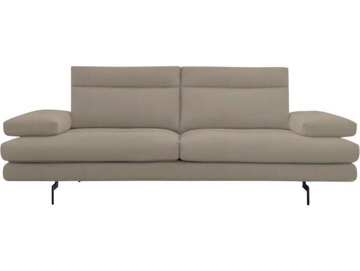 CALIA ITALIA 3,5-Sitzer Toby Wing, italienisches Designsofa, super bequem, Megasofa, inkl. Sitztiefenverstellung und Armteilfunktion, Füße in Schwarz matt von Calia-Italia