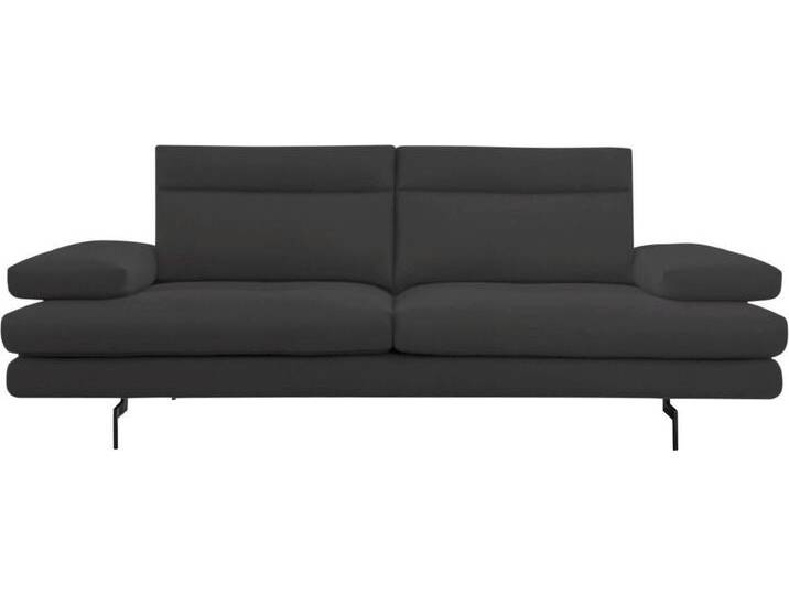 CALIA ITALIA 3,5-Sitzer Toby Wing, italienisches Designsofa, super bequem, Megasofa, inkl. Sitztiefenverstellung und Armteilfunktion, Füße in Schwarz matt von Calia-Italia