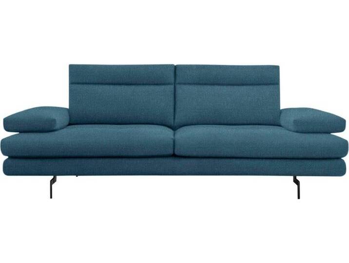 CALIA ITALIA 3,5-Sitzer Toby Wing, italienisches Designsofa, super bequem, Megasofa, inkl. Sitztiefenverstellung und Armteilfunktion, Füße in Schwarz matt von Calia-Italia