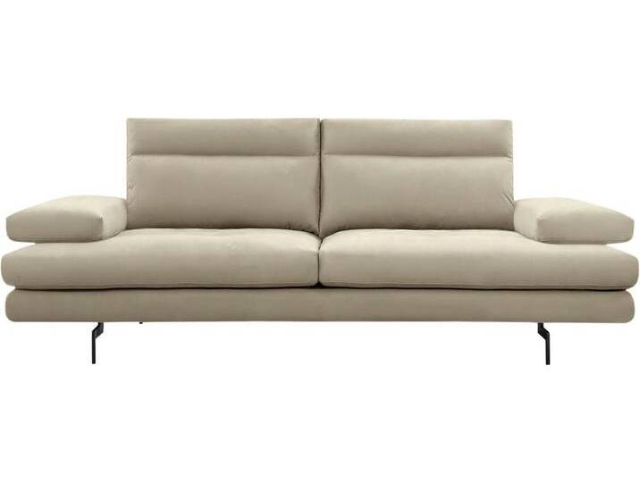 CALIA ITALIA 3,5-Sitzer Toby Wing, italienisches Designsofa, super bequem, Megasofa, inkl. Sitztiefenverstellung und Armteilfunktion, Füße in Schwarz matt von Calia-Italia