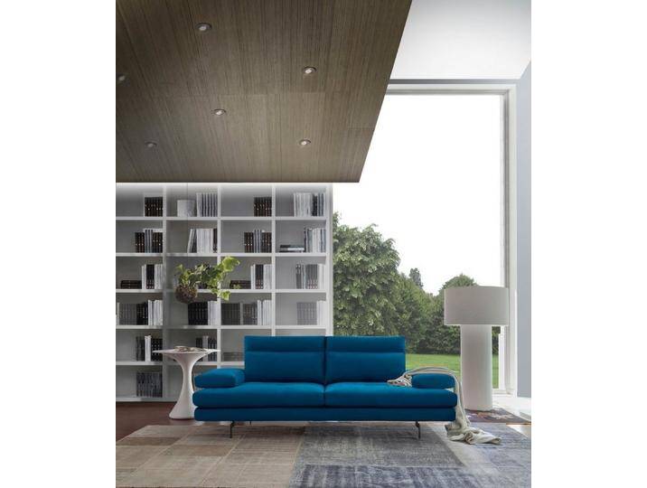 CALIA ITALIA 3-Sitzer Toby Wing, Designsofa, hochwertige Verarbeitungsdetails, bequem, inkl. Sitztiefenverstellung und Armteilfunktion, Füße in Schwarz matt von Calia-Italia