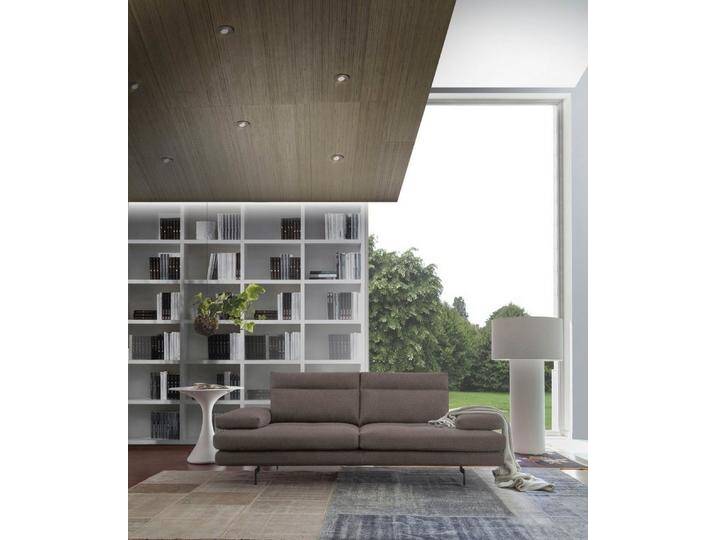 CALIA ITALIA 3-Sitzer Toby Wing, Designsofa, hochwertige Verarbeitungsdetails, bequem, inkl. Sitztiefenverstellung und Armteilfunktion, Füße in Schwarz matt von Calia-Italia