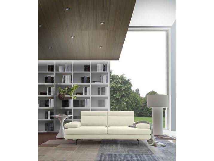 CALIA ITALIA 3-Sitzer Toby Wing, Designsofa, hochwertige Verarbeitungsdetails, bequem, inkl. Sitztiefenverstellung und Armteilfunktion, Füße in Schwarz matt von Calia-Italia
