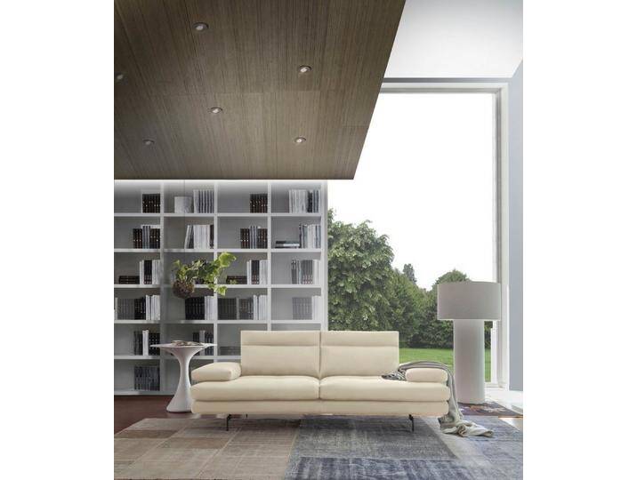 CALIA ITALIA 3-Sitzer Toby Wing, Designsofa, hochwertige Verarbeitungsdetails, bequem, inkl. Sitztiefenverstellung und Armteilfunktion, Füße in Schwarz matt von Calia-Italia