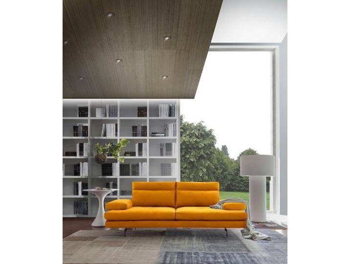 CALIA ITALIA 3-Sitzer Toby Wing, Designsofa, hochwertige Verarbeitungsdetails, bequem, inkl. Sitztiefenverstellung und Armteilfunktion, Füße in Schwarz matt von Calia-Italia