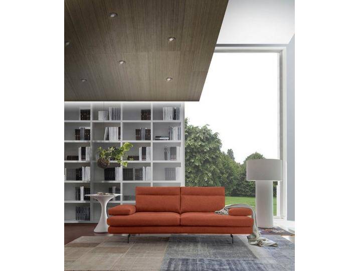 CALIA ITALIA 3-Sitzer Toby Wing, Designsofa, hochwertige Verarbeitungsdetails, bequem, inkl. Sitztiefenverstellung und Armteilfunktion, Füße in Schwarz matt von Calia-Italia