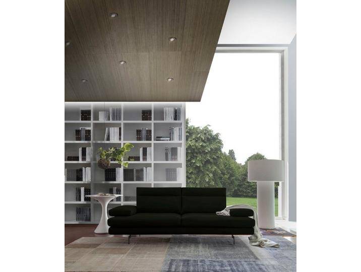 CALIA ITALIA 3-Sitzer Toby Wing, Designsofa, hochwertige Verarbeitungsdetails, bequem, inkl. Sitztiefenverstellung und Armteilfunktion, Füße in Schwarz matt von Calia-Italia