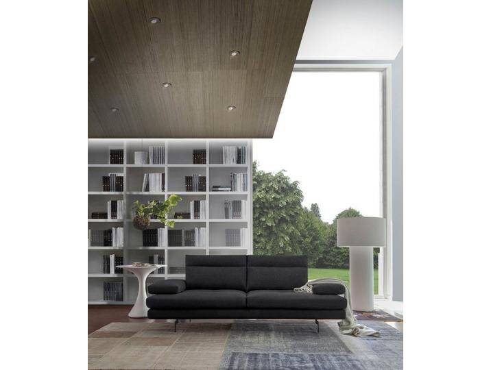 CALIA ITALIA 3-Sitzer Toby Wing, Designsofa, hochwertige Verarbeitungsdetails, bequem, inkl. Sitztiefenverstellung und Armteilfunktion, Füße in Schwarz matt von Calia-Italia