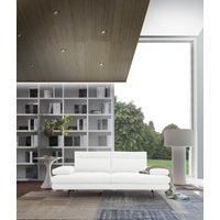 CALIA ITALIA 3-Sitzer "Toby Wing, Designsofa, hochwertige Verarbeitungsdetails, bequem", inkl. Sitztiefenverstellung und Armteilfunktion, Füße in Schwarz matt von Calia Italia