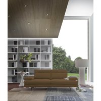 CALIA ITALIA 3-Sitzer "Toby Wing, Designsofa, hochwertige Verarbeitungsdetails, bequem", inkl. Sitztiefenverstellung und Armteilfunktion, Füße in Schwarz matt von Calia Italia