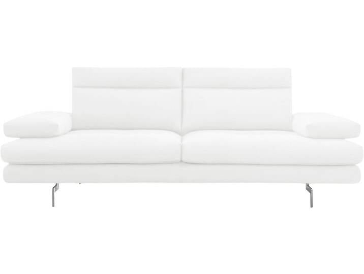 CALIA ITALIA 3-Sitzer Toby Wing, Designsofa mit hohem Sitzkomfort, bequem und elegant, inklusive Sitztiefenverstellung, Füße in Chrom glänzend, weiß CALIA ITALIA 3-Sitzer Toby Wing, Designsofa mit hohem Sitzkomfort, bequem und elegant, inklusive Sitztiefenverstellung, Füße in Chrom glänzend, weiß von Calia-Italia