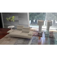 CALIA ITALIA 3,5-Sitzer "Toby Wing, italienisches Designsofa mit erstklassigem Sitzkomfort", inklusive Sitztiefenverstellung, Füße in Chrom glänzend von Calia Italia
