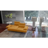 CALIA ITALIA 3,5-Sitzer "Toby Wing, italienisches Designsofa mit erstklassigem Sitzkomfort", inklusive Sitztiefenverstellung, Füße in Chrom glänzend von Calia Italia
