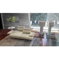CALIA ITALIA 3,5-Sitzer "Toby Wing, italienisches Designsofa mit erstklassigem Sitzkomfort", inklusive Sitztiefenverstellung, Füße in Chrom glänzend von Calia Italia