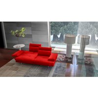 CALIA ITALIA 3,5-Sitzer "Toby Wing, italienisches Designsofa mit erstklassigem Sitzkomfort", inklusive Sitztiefenverstellung, Füße in Chrom glänzend von Calia Italia