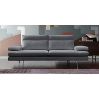 CALIA ITALIA 3,5-Sitzer "Toby Wing, italienisches Designsofa mit erstklassigem Sitzkomfort", inklusive Sitztiefenverstellung, Füße in Chrom glänzend von Calia Italia