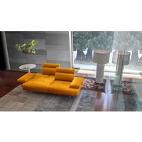 CALIA ITALIA 3,5-Sitzer "Toby Wing, italienisches Designsofa mit erstklassigem Sitzkomfort", inklusive Sitztiefenverstellung, Füße in Chrom glänzend von Calia Italia
