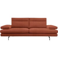 CALIA ITALIA 3,5-Sitzer "Toby Wing, italienisches Designsofa, super bequem, Megasofa", inkl. Sitztiefenverstellung und Armteilfunktion, Füße in Schwarz matt von Calia Italia