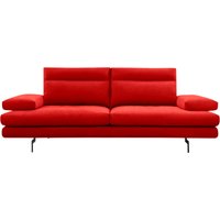 CALIA ITALIA 3,5-Sitzer "Toby Wing, italienisches Designsofa, super bequem, Megasofa", inkl. Sitztiefenverstellung und Armteilfunktion, Füße in Schwarz matt von Calia Italia