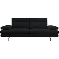 CALIA ITALIA 3,5-Sitzer "Toby Wing, italienisches Designsofa, super bequem, Megasofa", inkl. Sitztiefenverstellung und Armteilfunktion, Füße in Schwarz matt von Calia Italia