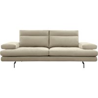 CALIA ITALIA 3,5-Sitzer "Toby Wing, italienisches Designsofa, super bequem, Megasofa", inkl. Sitztiefenverstellung und Armteilfunktion, Füße in Schwarz matt von Calia Italia