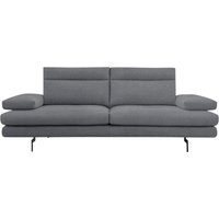 CALIA ITALIA 3,5-Sitzer "Toby Wing, italienisches Designsofa, super bequem, Megasofa", inkl. Sitztiefenverstellung und Armteilfunktion, Füße in Schwarz matt von Calia Italia