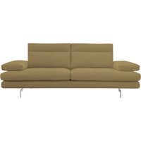 CALIA ITALIA 3-Sitzer "Toby Wing, Designsofa mit hohem Sitzkomfort, bequem und elegant", inklusive Sitztiefenverstellung, Füße in Chrom glänzend von Calia Italia