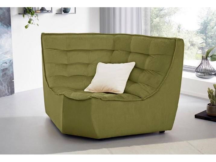 CALIA ITALIA Ecksofa Banjo, Eckelement, tolles Design und hoher Sitzkomfort frei stellbar, oder als Modulsofa mit den passenden Erweiterungselementen nutzbar von Calia-Italia
