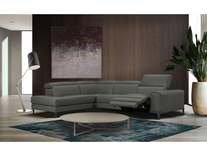 CALIA ITALIA Ecksofa Benja, Designsofa mit erstklassigen Komfortfunktionen zum Wohlfühlen, in Leder, mit elektrischer Relaxfunktion von Calia-Italia