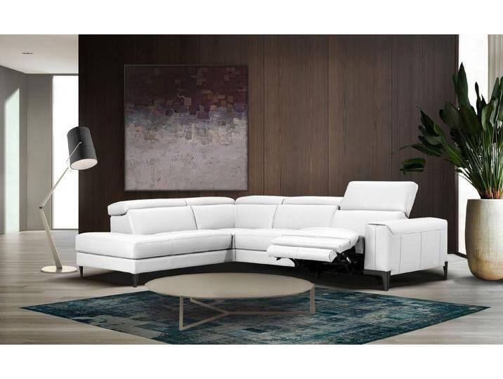 CALIA ITALIA Ecksofa Benja, Designsofa mit erstklassigen Komfortfunktionen zum Wohlfühlen, in Leder, mit elektrischer Relaxfunktion von Calia-Italia