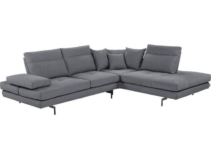 CALIA ITALIA Ecksofa Toby Wing, Komfortsofa mit Sitzkomfort der Extraklasse, L-Form, Sitztiefenverstellung, wahlw. mit Kissen-Set,Füße schwarz matt, grau CALIA ITALIA Ecksofa Toby Wing, Komfortsofa mit Sitzkomfort der Extraklasse, L-Form, Sitztiefenverstellung, wahlw. mit Kissen-Set,Füße schwarz matt, grau von Calia-Italia