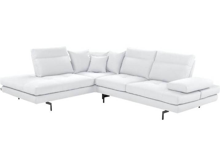 CALIA ITALIA Ecksofa Toby Wing, Komfortsofa mit Sitzkomfort der Extraklasse, L-Form, Sitztiefenverstellung, wahlw. mit Kissen-Set,Füße schwarz matt, weiß CALIA ITALIA Ecksofa Toby Wing, Komfortsofa mit Sitzkomfort der Extraklasse, L-Form, Sitztiefenverstellung, wahlw. mit Kissen-Set,Füße schwarz matt, weiß von Calia-Italia