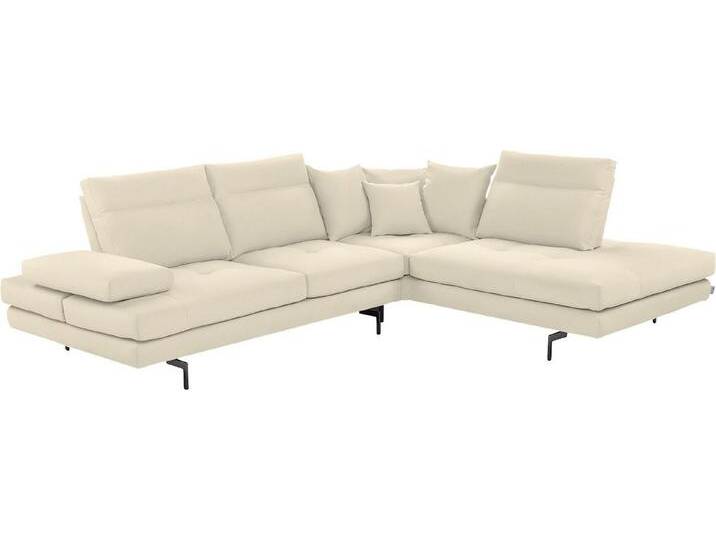 CALIA ITALIA Ecksofa Toby Wing, Komfortsofa mit Sitzkomfort der Extraklasse, L-Form, Sitztiefenverstellung, wahlw. mit Kissen-Set,Füße schwarz matt, weiß CALIA ITALIA Ecksofa Toby Wing, Komfortsofa mit Sitzkomfort der Extraklasse, L-Form, Sitztiefenverstellung, wahlw. mit Kissen-Set,Füße schwarz matt, weiß von Calia-Italia