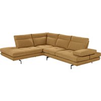 CALIA ITALIA Ecksofa "Toby Wing, L-Form, Designsofa mit sensationellem Sitzkomfort", Sitztiefenverstellung, funktionale Ecke, Füße in schwarz matt von Calia Italia
