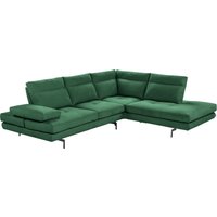 CALIA ITALIA Ecksofa "Toby Wing, L-Form, Designsofa mit sensationellem Sitzkomfort" Sitztiefenverstellung, funktionale Ecke, Füße in schwarz matt von Calia Italia