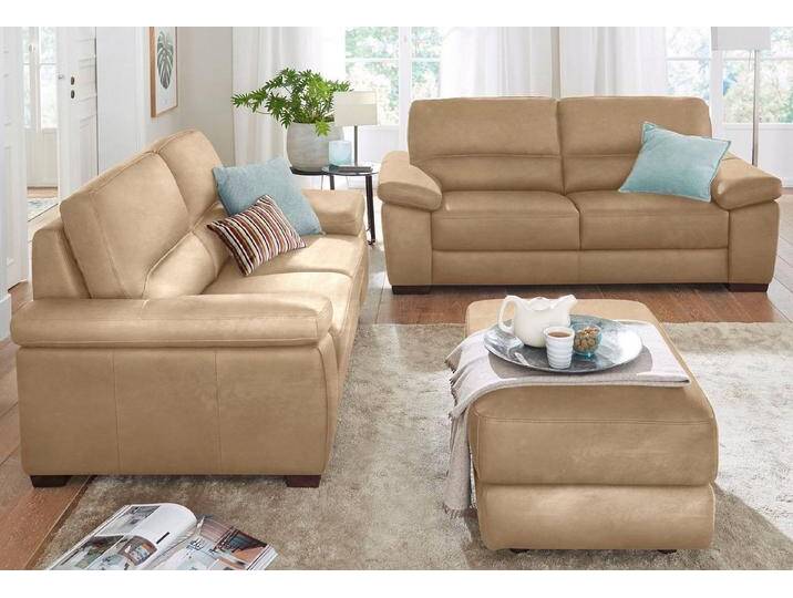 CALIA ITALIA Polstergarnitur Gaia, hochwertige Garnitur aus 2-Sitzer & 3-Sitzer im edlen Design, (Set, 2-tlg), aus pflegeleichtem Luxus-Microfaser Ginevra Hydro Care von Calia-Italia