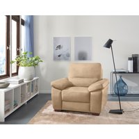 CALIA ITALIA Sessel "Gaia, in edlem Design und mit erstklassigem Sitzkomfort", aus pflegeleichtem Luxus-Microfaser Ginevra Hydro Care von Calia Italia