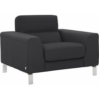 CALIA ITALIA Sessel "Simon Loungesessel, Designsessel, sehr bequem", in zwei Lederqualitäten von Calia Italia