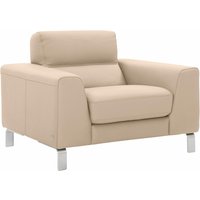 CALIA ITALIA Sessel "Simon Loungesessel, Designsessel, sehr bequem", in zwei Lederqualitäten von Calia Italia
