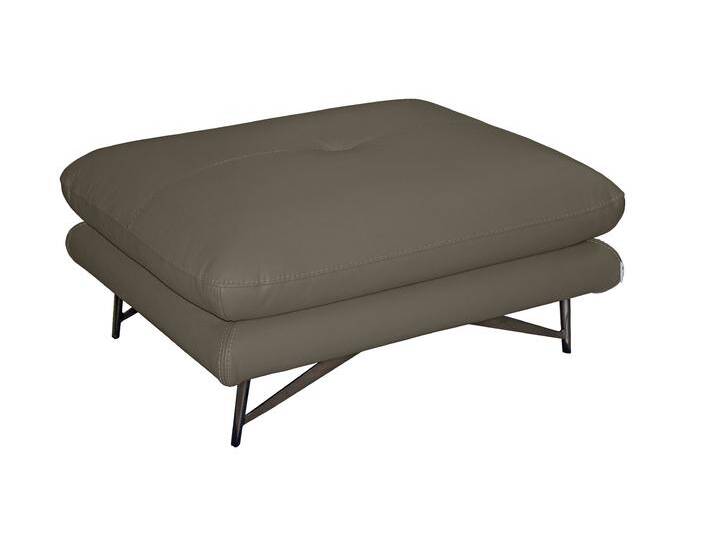 Hocker CALIA ITALIA Cezanne, italienisches Design trifft erstklassigen Sitzkomfort, Leder , grün (1531 olive), B:90cm H:42cm T:70cm, Hocker, Sitzhocker, Designhocker in besonders langlebigen & pflegeleichten Lederarten von Calia-Italia